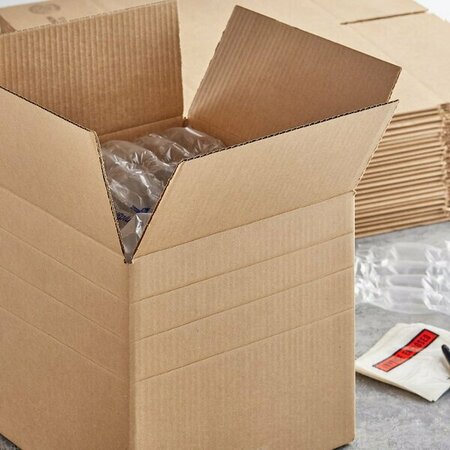 LAVEX 17'' x 17'' x 17'' Kraft Corrugated Multi-Depth Shipping Box, 25PK 442BMK171717